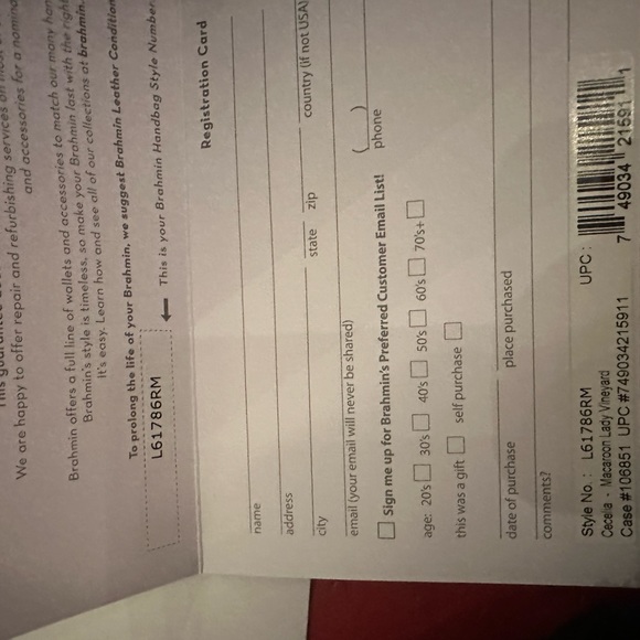 Brahmin Cecelia macaroon lady vineyard - Picture 5 of 5